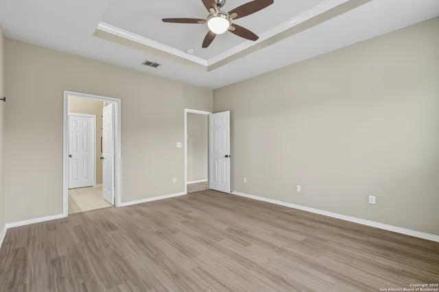 wooden floor in an empty room