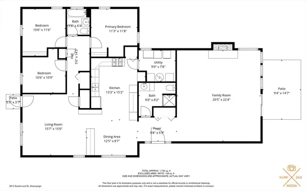 $225,000 | 2013 Southwood Drive, Champaign, IL 61821