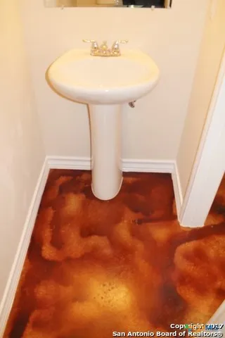 a close up of a sink