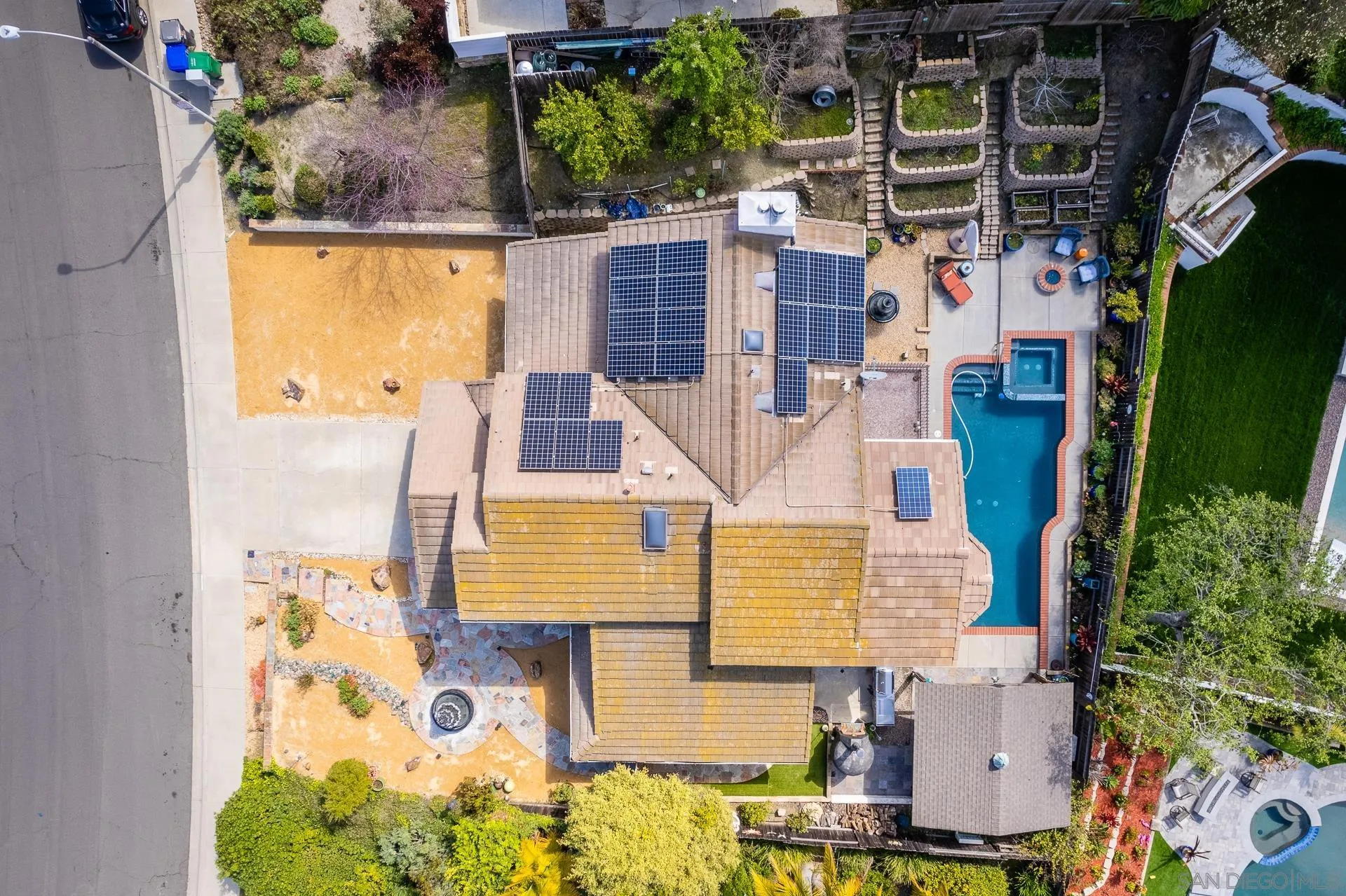 5268 Champlain Street Oceanside, CA 92056 - Photo 40 of 40 an aerial view of residential houses with outdoor space