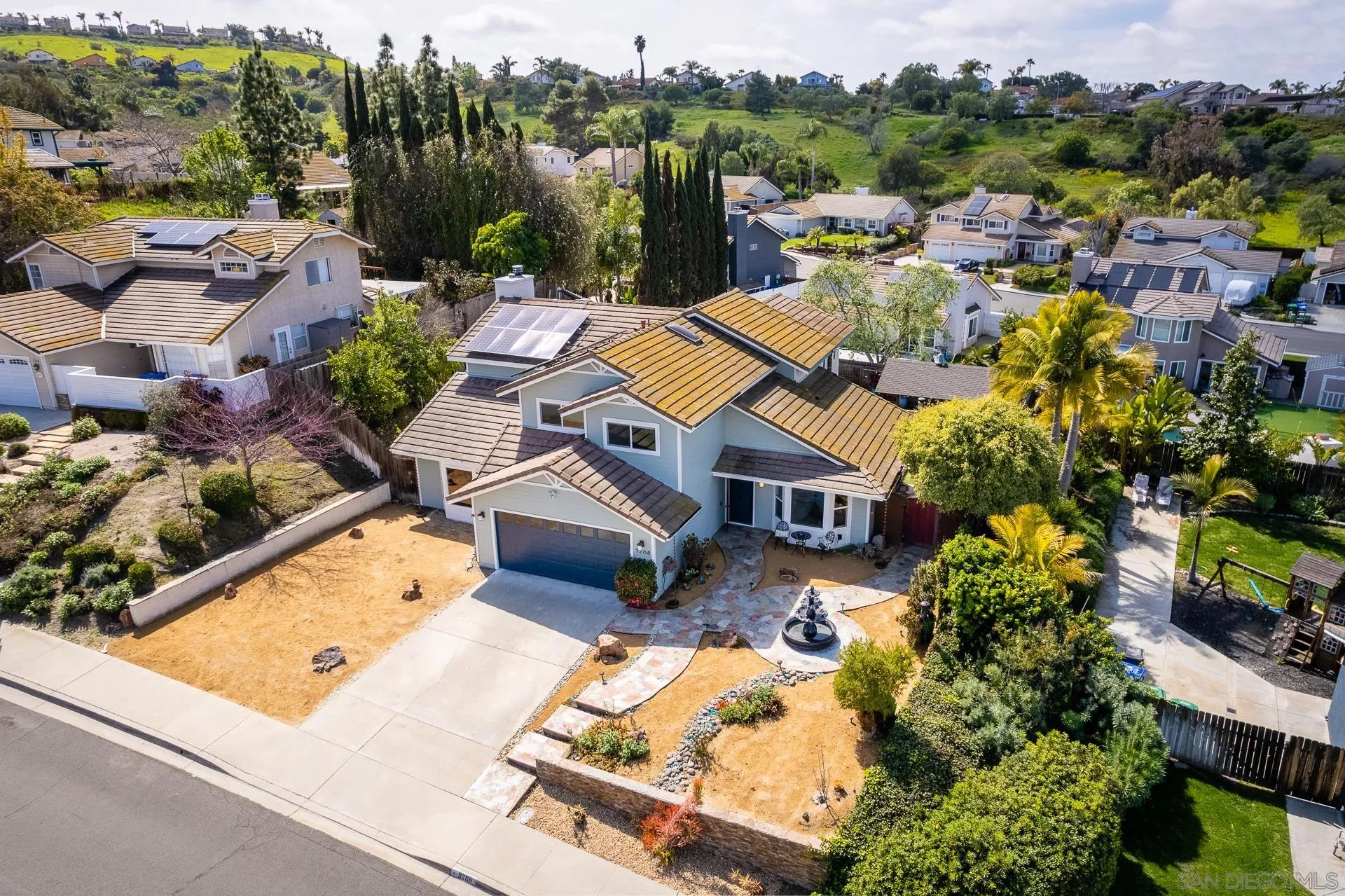 5268 Champlain Street Oceanside, CA 92056 - Photo 5 of 40 an aerial view of residential houses with outdoor space