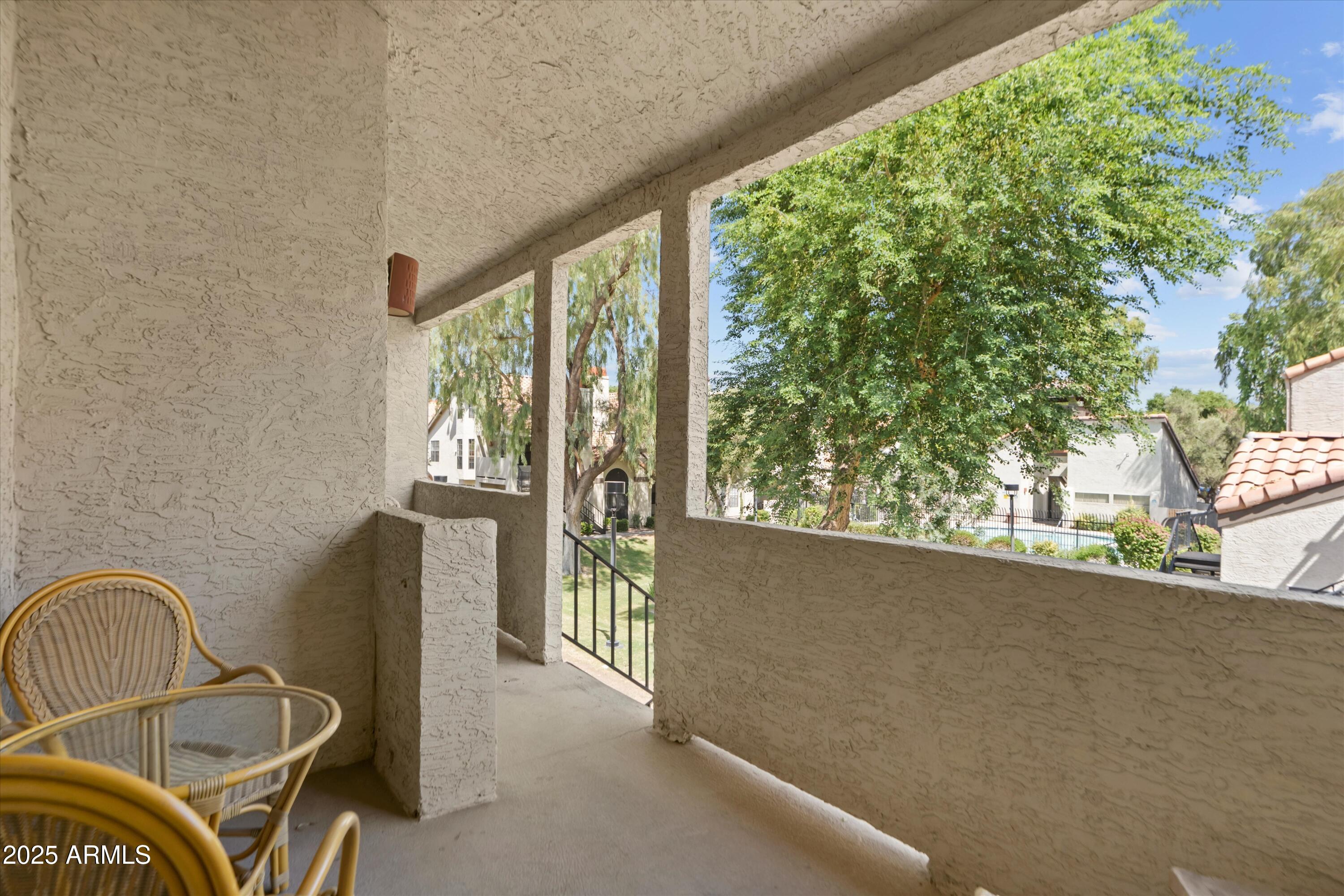 2333 East Southern Avenue, Unit 2067 Tempe, AZ 85282 - Photo 20 of 32 a view of a balcony with furniture