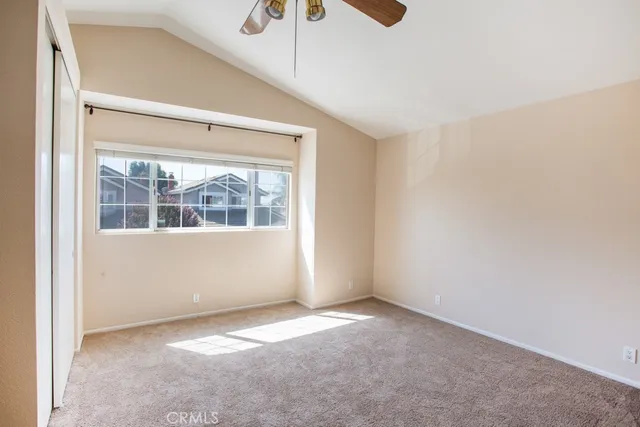 a view of empty room with a window