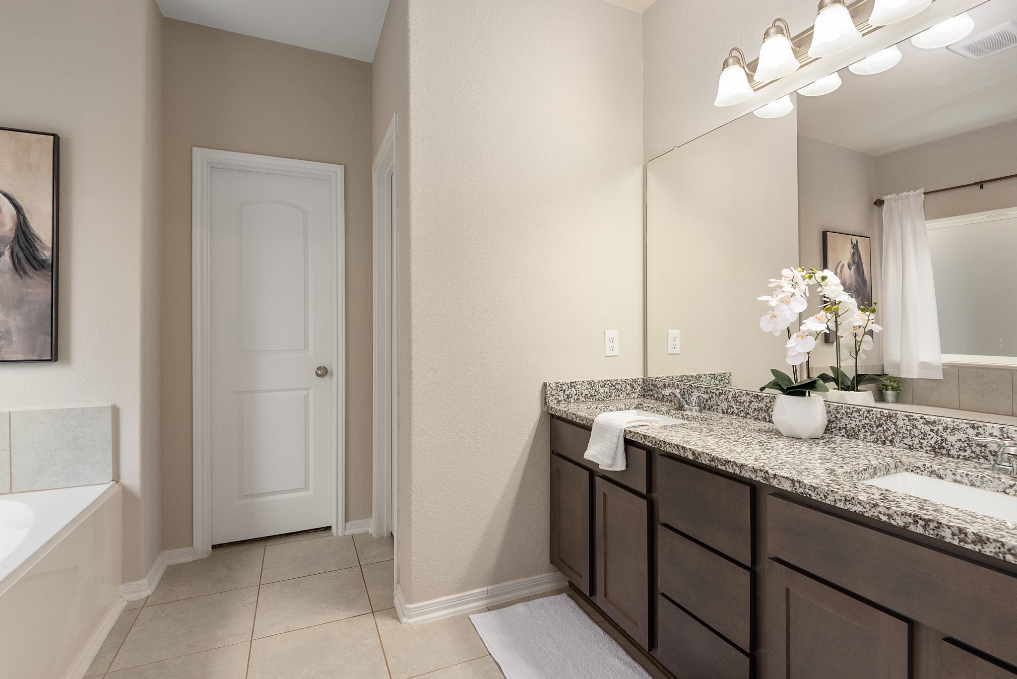 2509 Quartz Trail Spring, TX 77386 - Photo 21 of 33 Primary Bath featuring double sinks with granite countertops.