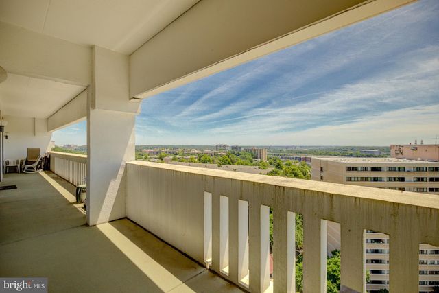 a view of balcony with city view