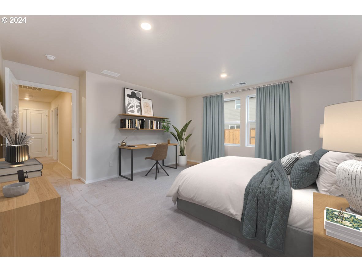 3362 Southeast 36th Street Gresham, OR 97080 - Photo 10 of 21 a bedroom with a bed and a dresser in it