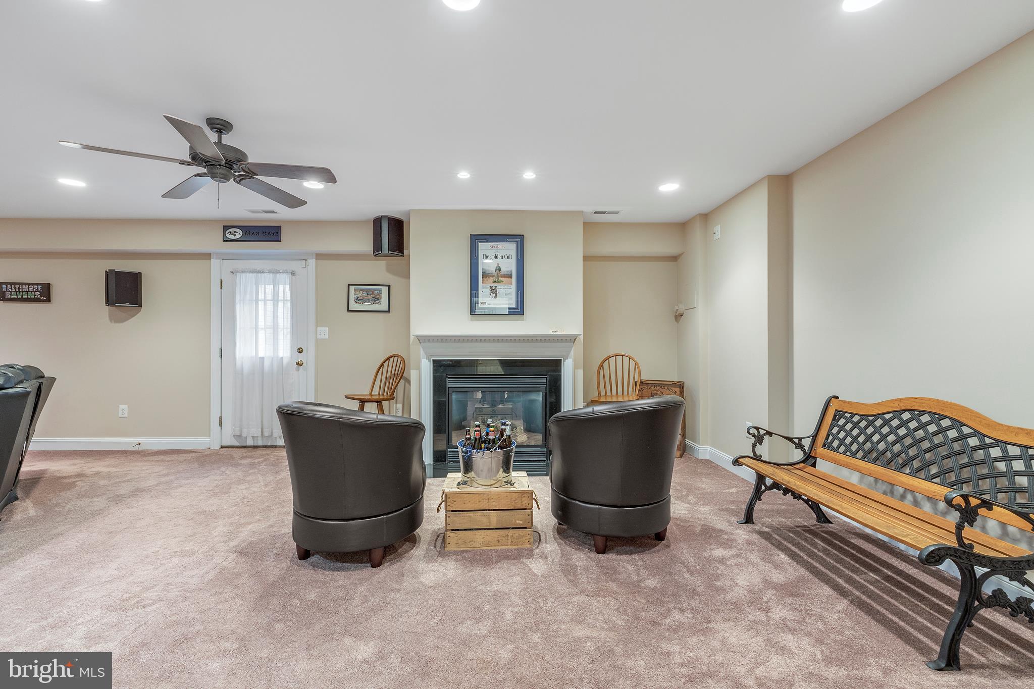 518 North Old Hammonds Ferry Road Linthicum Heights, MD 21090 - Photo 36 of 57 a living room with furniture a fireplace and a piano