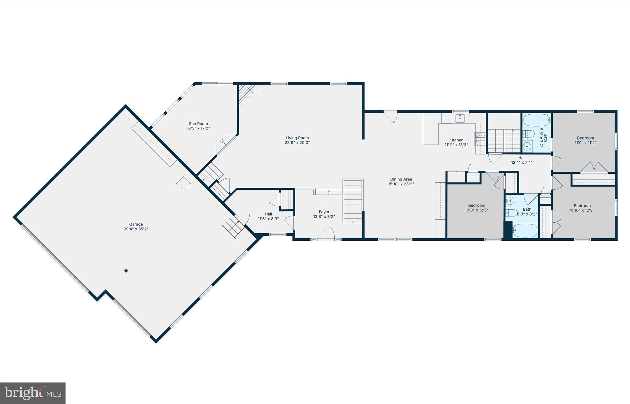 518 North Old Hammonds Ferry Road Linthicum Heights, MD 21090 - Photo 55 of 57 a picture of a floor plan