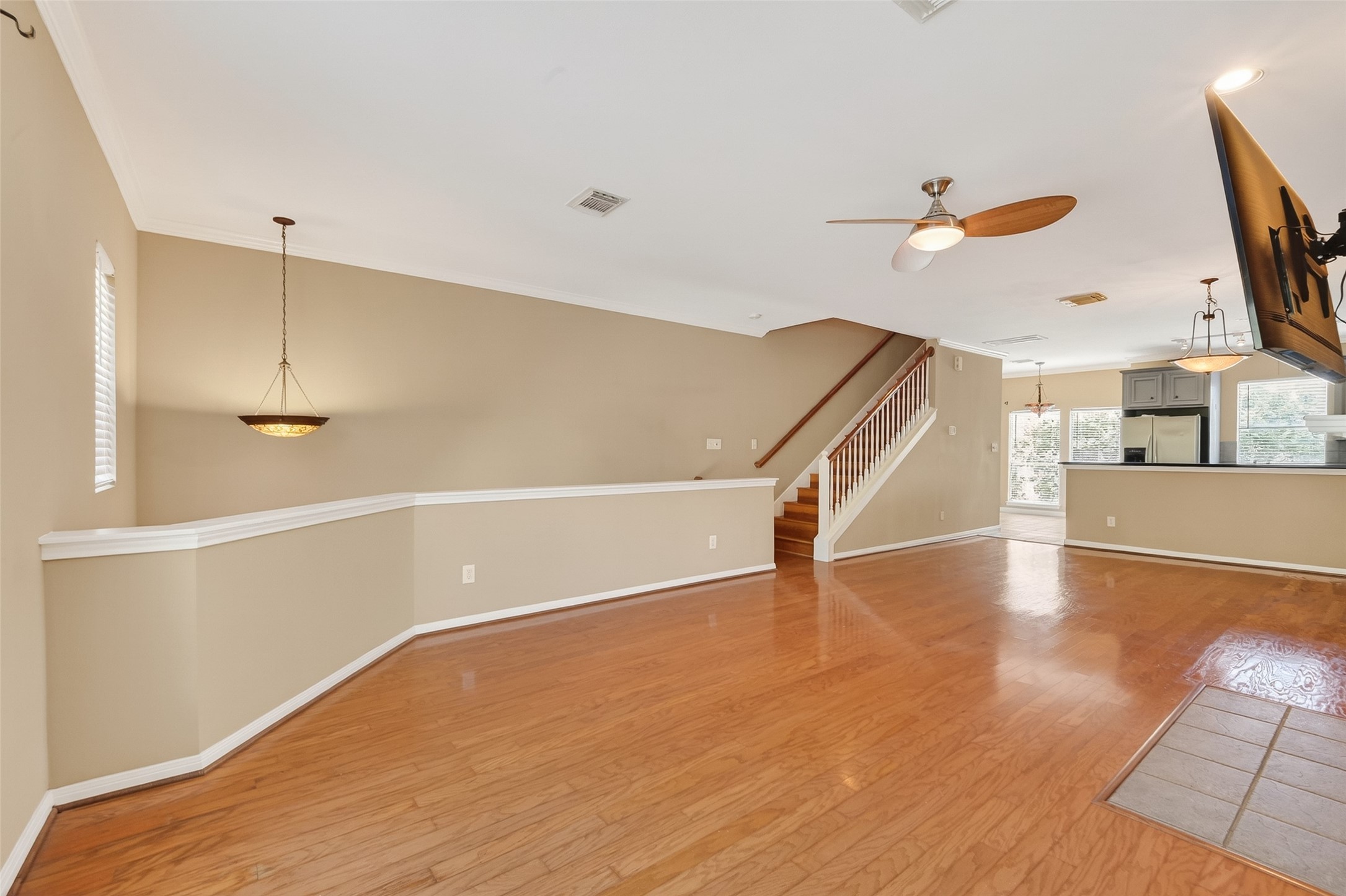 2804 Chenevert Street Houston, TX 77004 - Photo 21 of 37 a view of an empty room with wooden floor