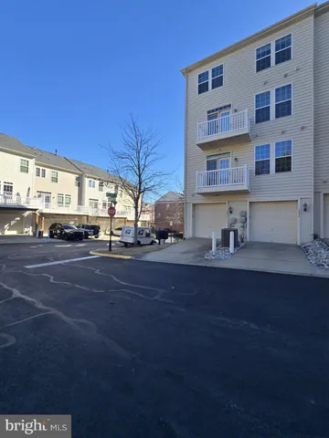 a view of a street with a building
