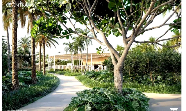 an aerial view of a swimming pool