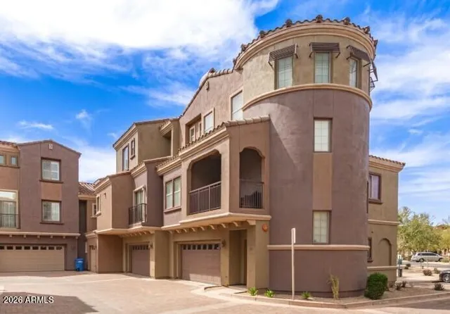 a front view of a building