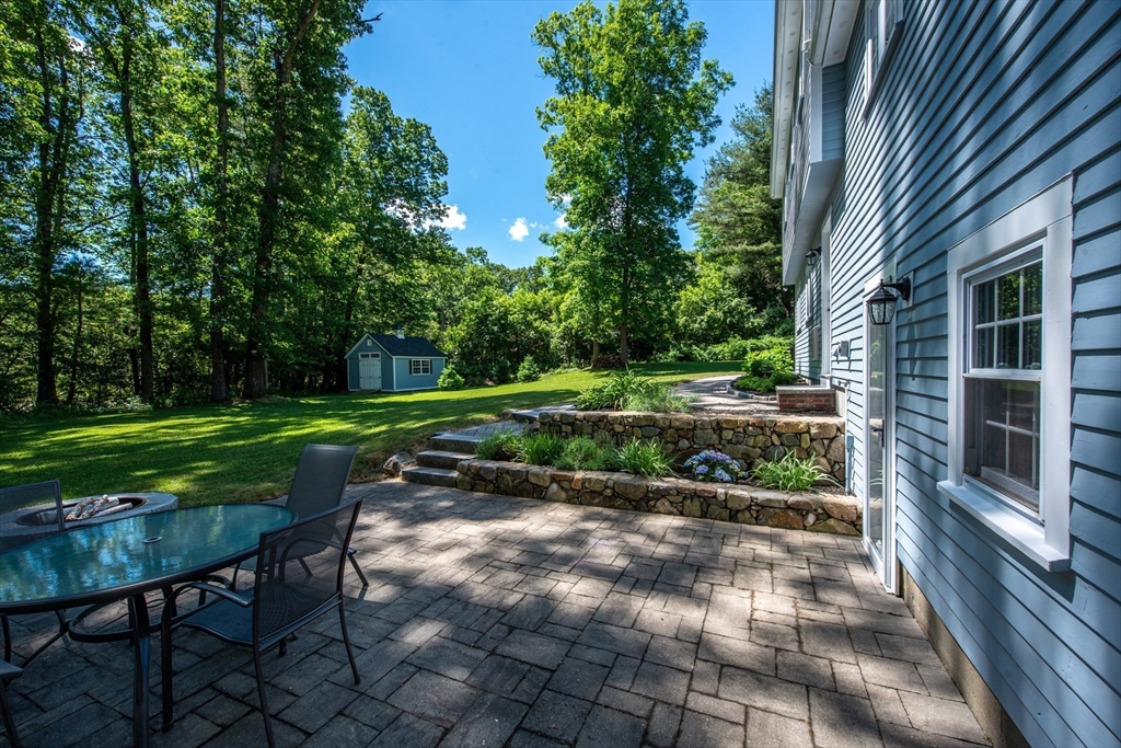 41 Woodcrest Road Boxford, MA 01921 - Photo 28 of 31 a view of backyard with seating area and green space