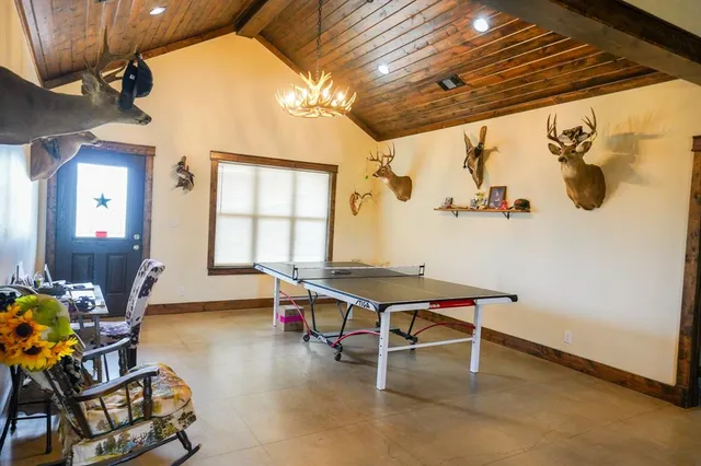 a room with furniture and window