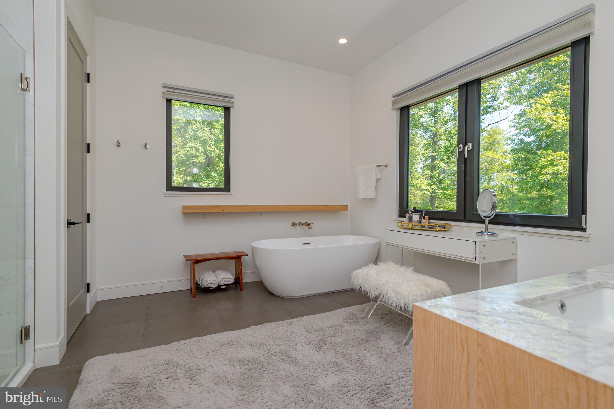 1267 Stuart Road Princeton, NJ 08540 - Photo 17 of 40 Serene modern bathroom retreat.