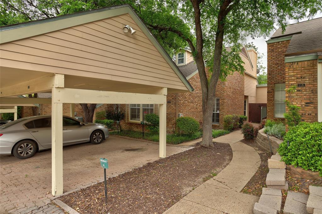 5565 Preston Oaks Road, Unit 120 Dallas, TX 75254 - Photo 1 of 27 Main entrance on the right side with covered carport.