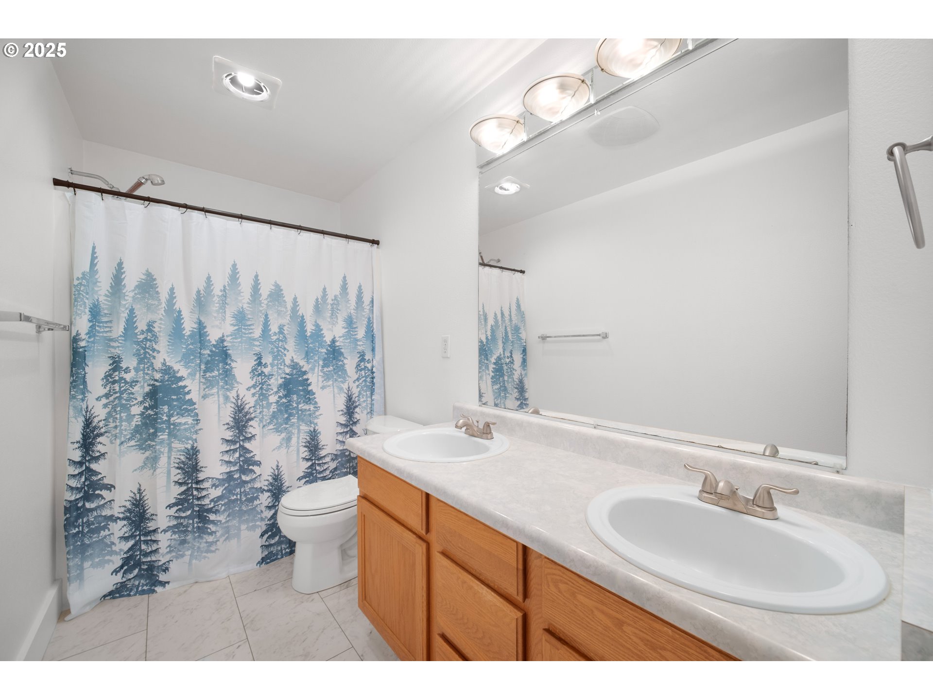 1407 Southwest 6th Avenue Battle Ground, WA 98604 - Photo 23 of 35 a bathroom with a sink double vanity and a shower