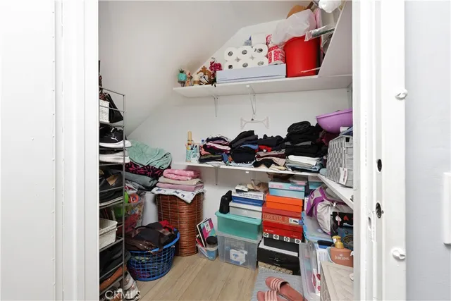 a room with storage and utility