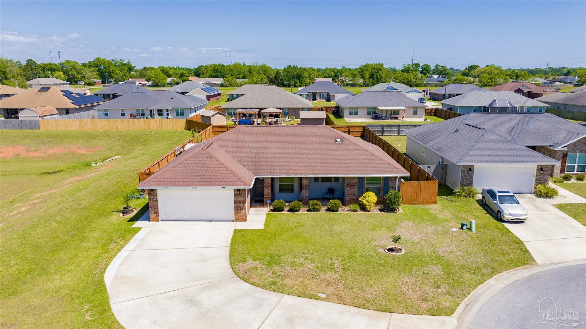 6336 Apple Ridge Circle Pensacola, FL 32526 - Photo 38 of 41 an aerial view of residential houses with outdoor space