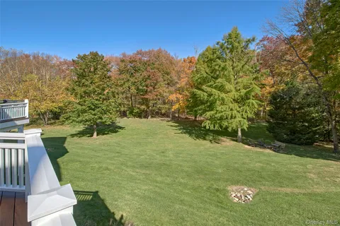 a view of a patio on the roof deck