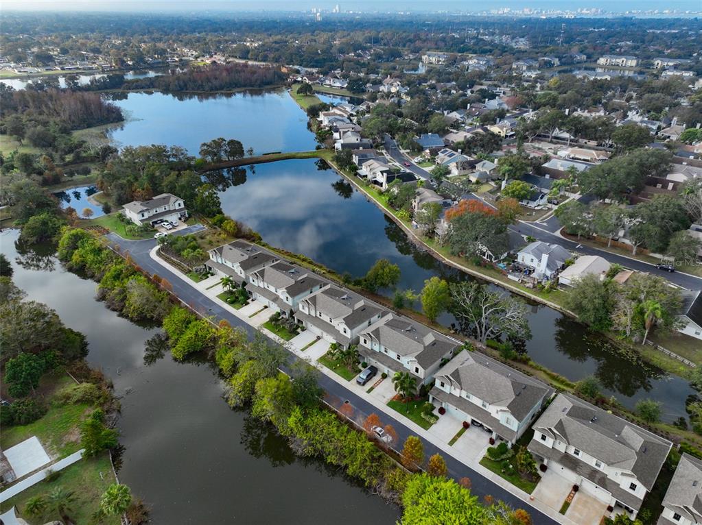 2262 Spring Lake Clearwater, FL 33763 - Photo 50 of 51 an aerial view of a city with mountains