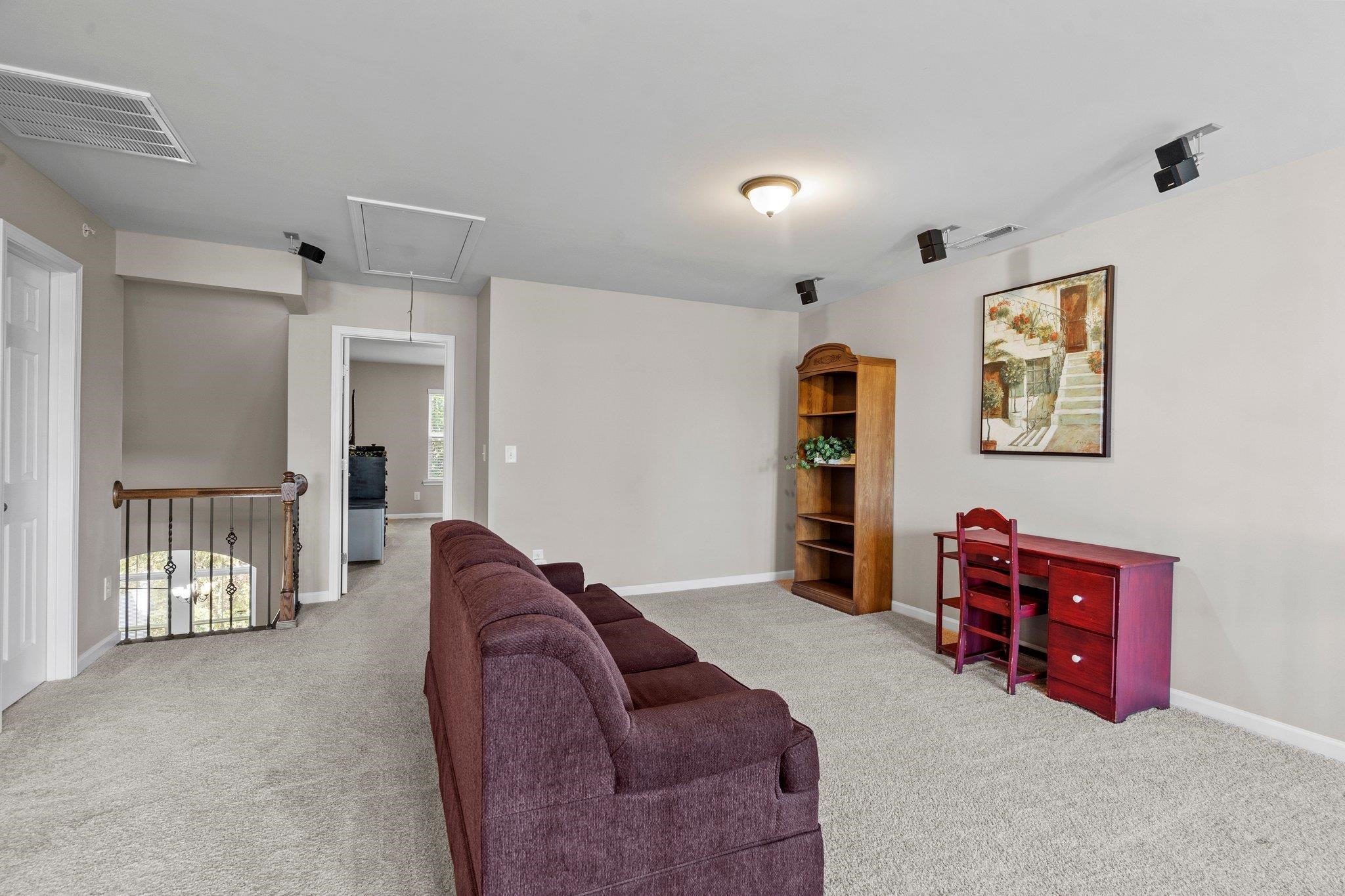8327 Yaxley Hall Drive Raleigh, NC 27616 - Photo 17 of 30 Massive Loft w/ Surround Speakers