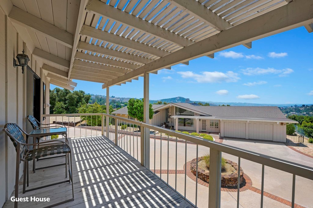 2627 Via Oeste Drive Fallbrook, CA 92028 - Photo 37 of 41 a view of a balcony with chairs