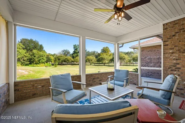 a outdoor space with patio