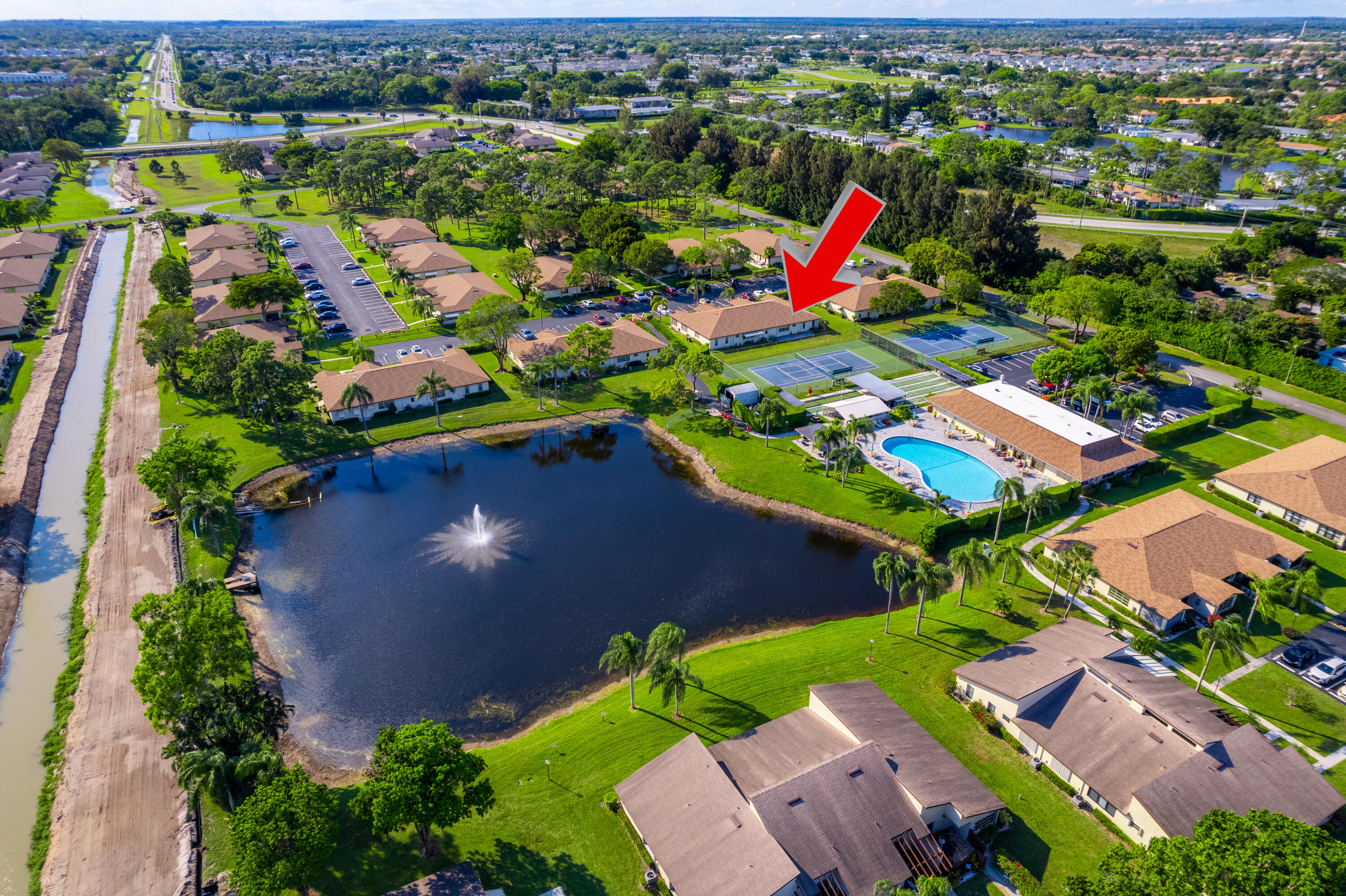 5230 Nesting Way, Unit C Delray Beach, FL 33484 - Photo 23 of 39 Aerial