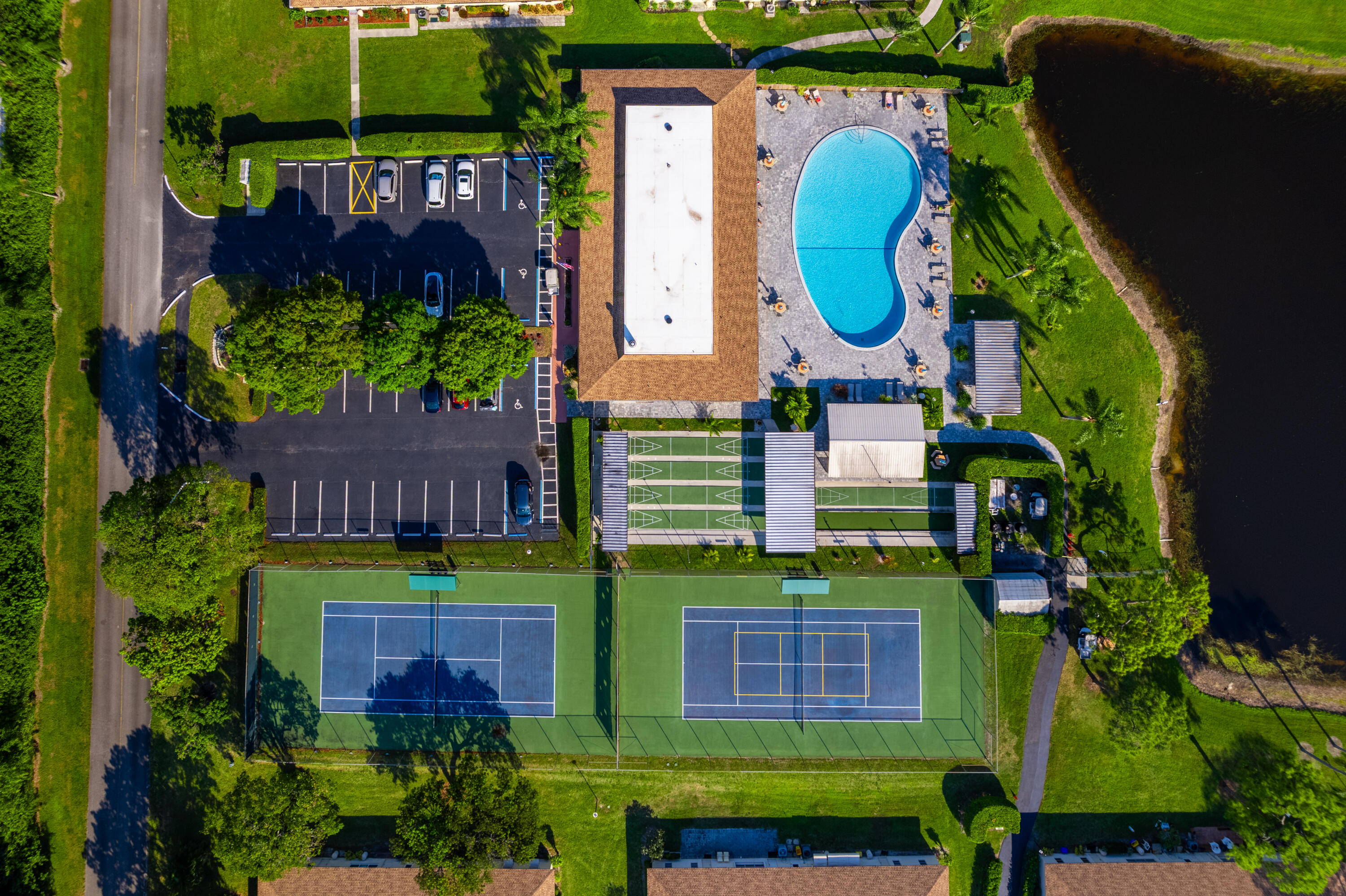 5230 Nesting Way, Unit C Delray Beach, FL 33484 - Photo 26 of 39 Clubhouse Aerial