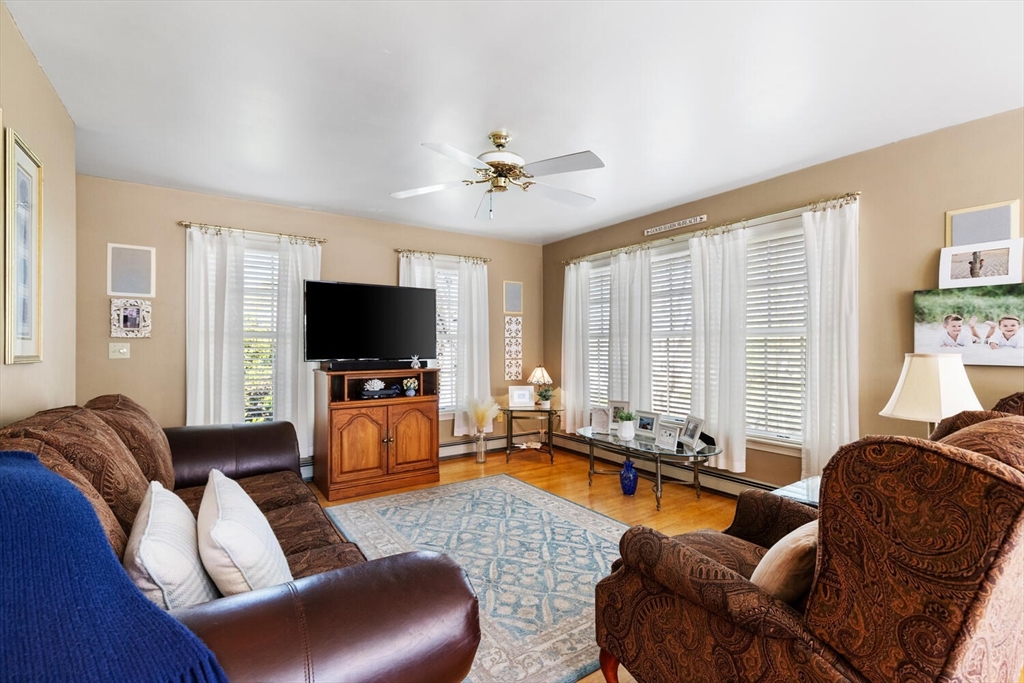 8 Oxford Road Gloucester, MA 01930 - Photo 19 of 35 a living room with furniture and a flat screen tv