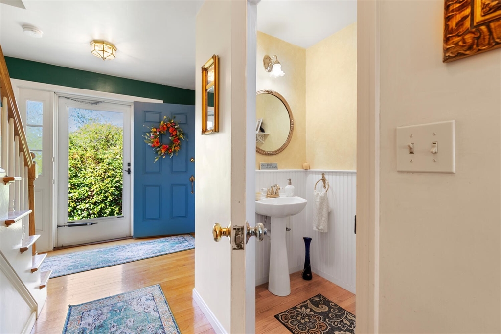 8 Oxford Road Gloucester, MA 01930 - Photo 21 of 35 a bathroom with a sink and a mirror