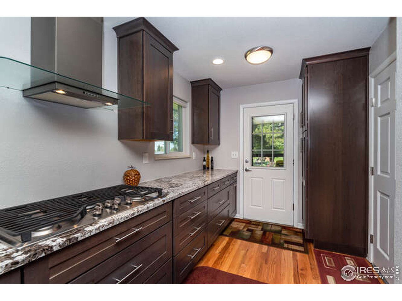 8829 Marathon Road Niwot, CO 80503 - Photo 6 of 33 Large gas stove and access to an outside patio