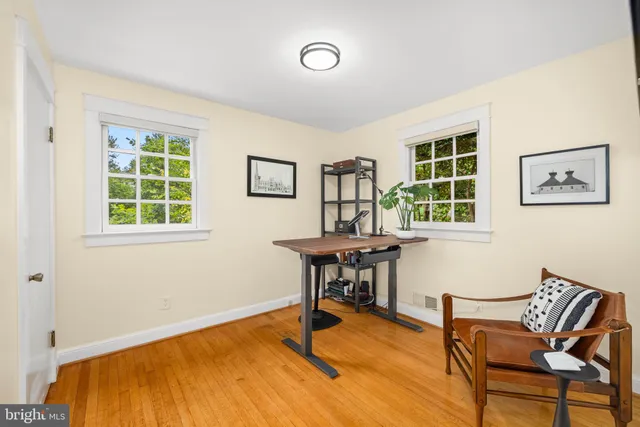 a room with furniture and a window