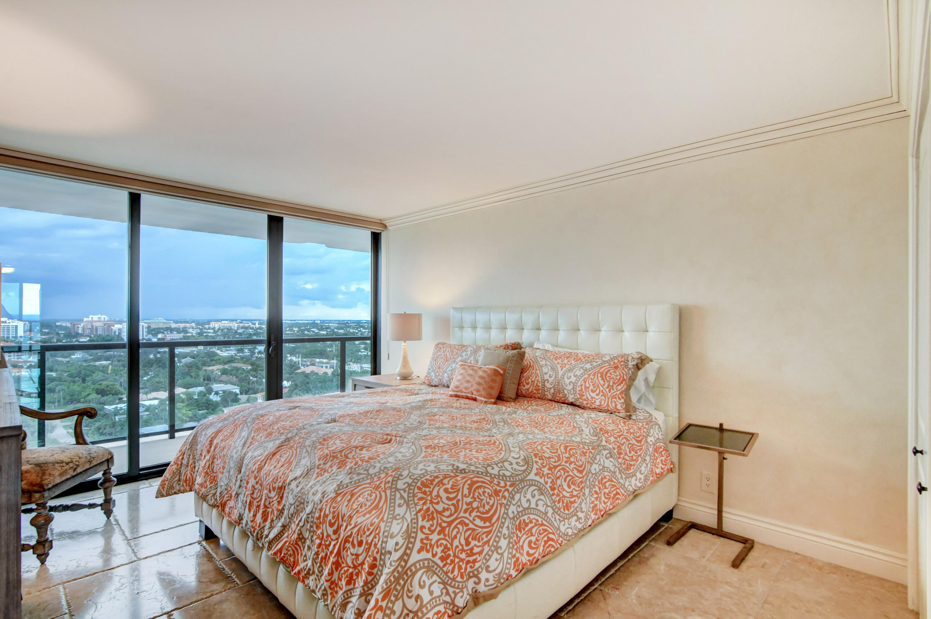 250 South Ocean Boulevard, Unit 16C Boca Raton, FL 33432 - Photo 30 of 85 Balcony Off of the Guest Bedroom