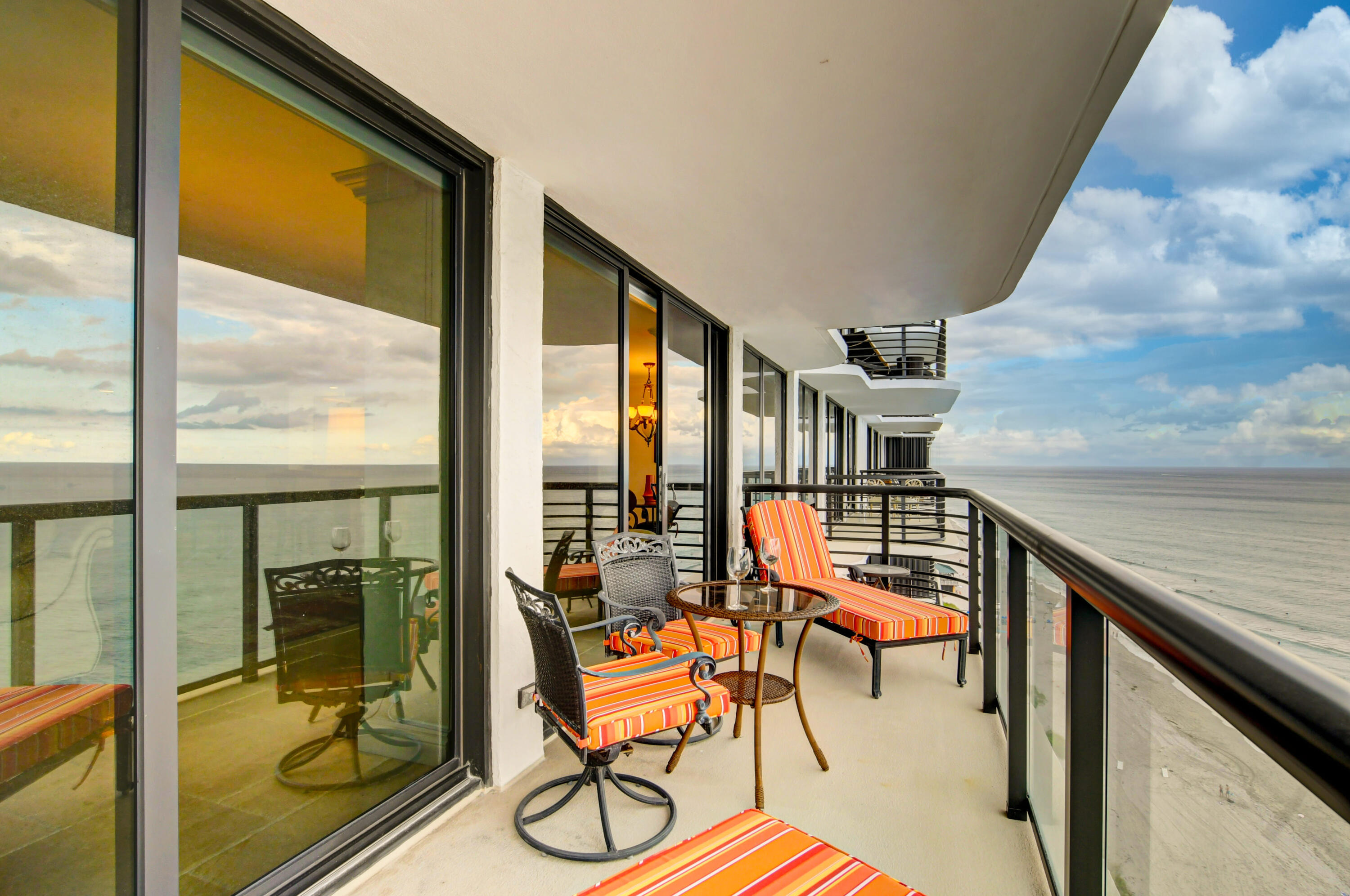 250 South Ocean Boulevard, Unit 16C Boca Raton, FL 33432 - Photo 44 of 85 Covered East Balcony