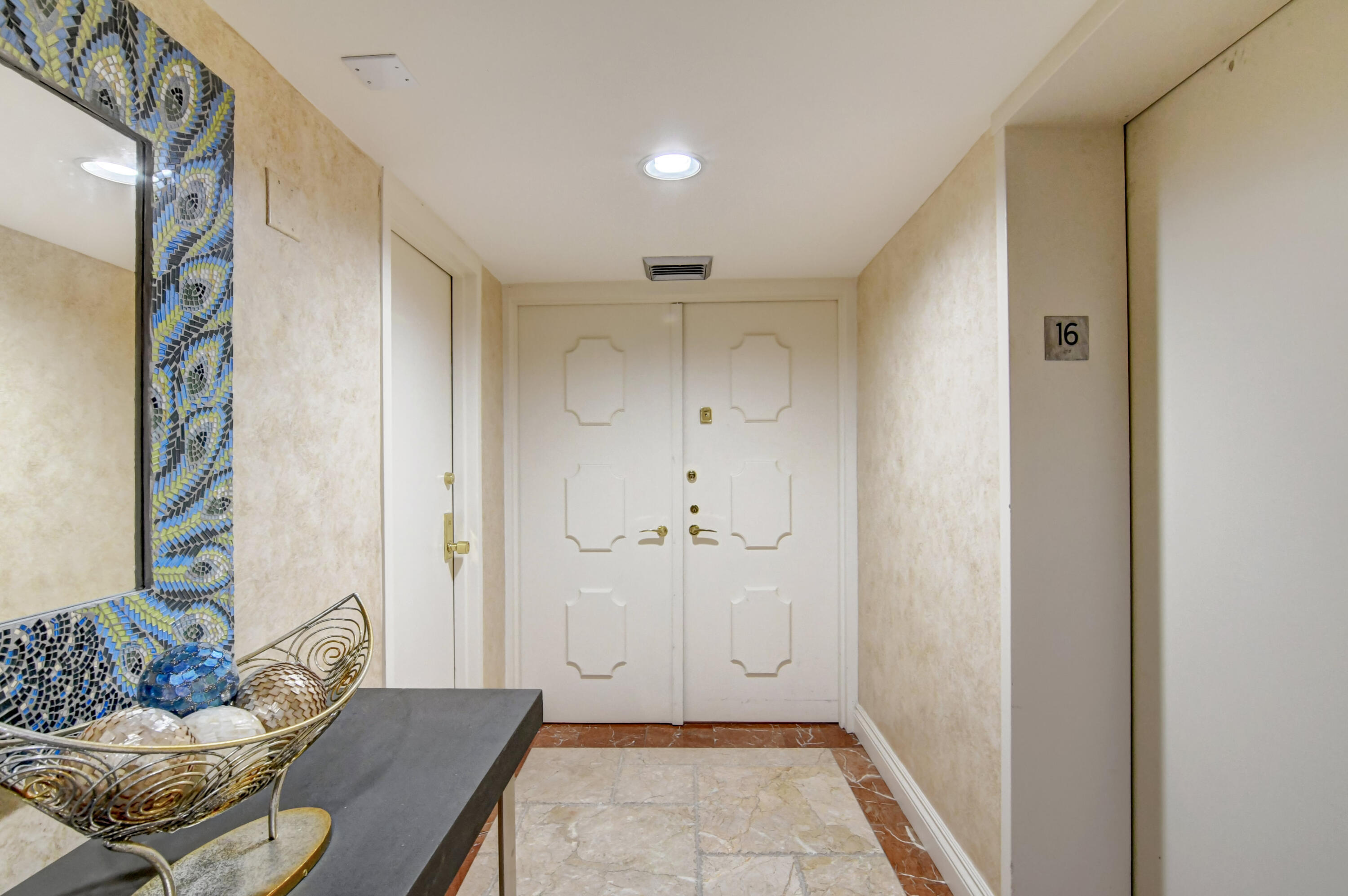 250 South Ocean Boulevard, Unit 16C Boca Raton, FL 33432 - Photo 51 of 85 French Doors Entrance