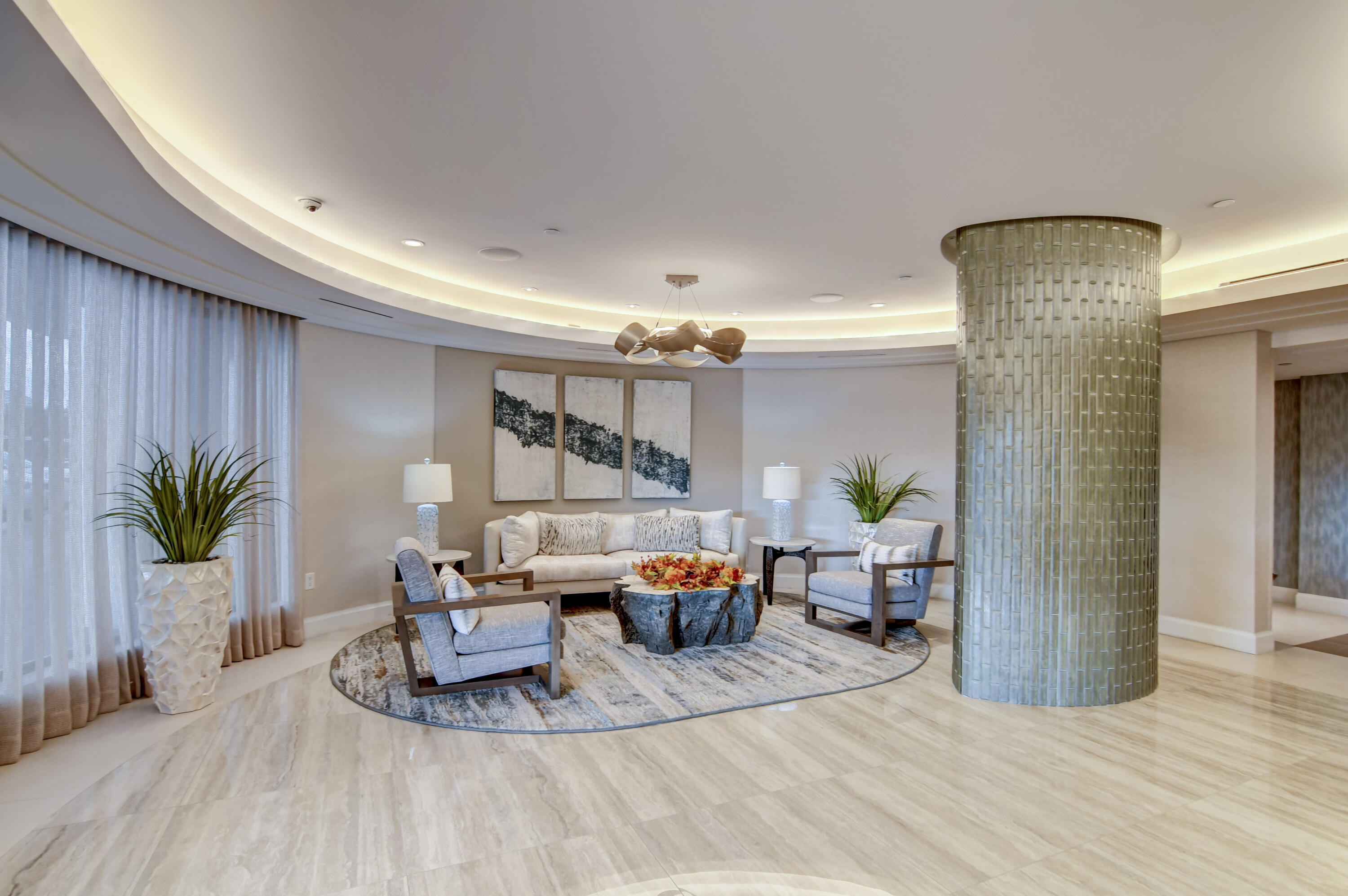 250 South Ocean Boulevard, Unit 16C Boca Raton, FL 33432 - Photo 73 of 85 The Marbella Lobby