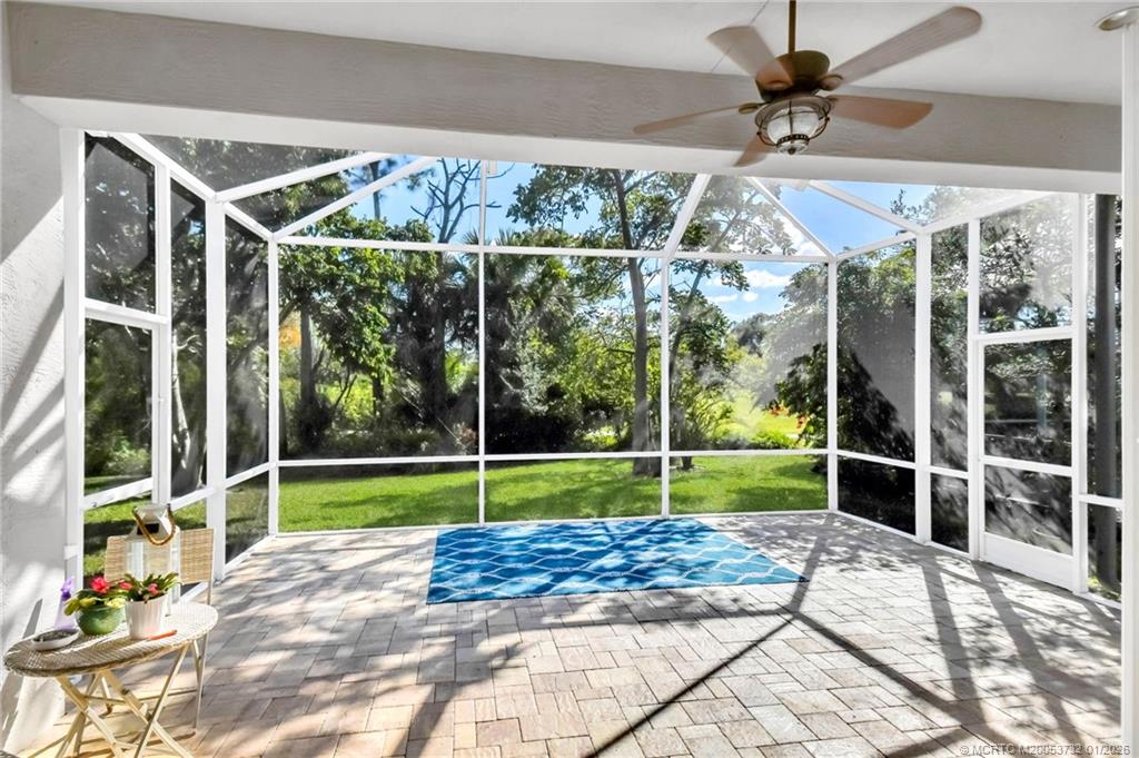 2666 Southeast Stonebriar Way Stuart, FL 34997 - Photo 23 of 45 Screened Patio
