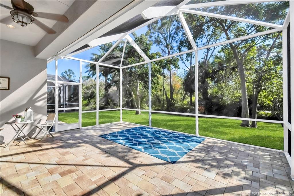 2666 Southeast Stonebriar Way Stuart, FL 34997 - Photo 24 of 45 Screened Patio