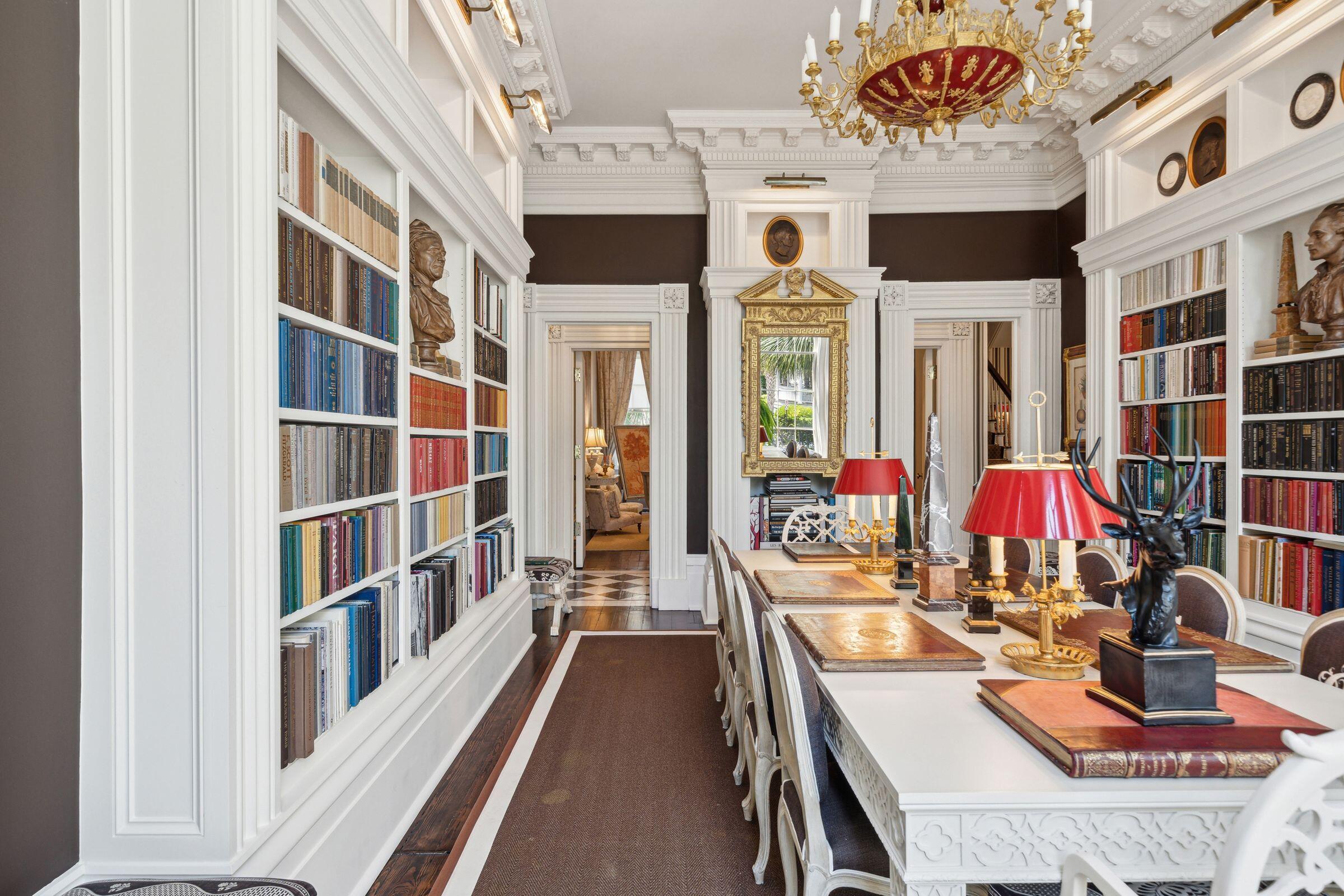 172 Tradd Street Charleston, SC 29401 - Photo 19 of 63 Dining and Library