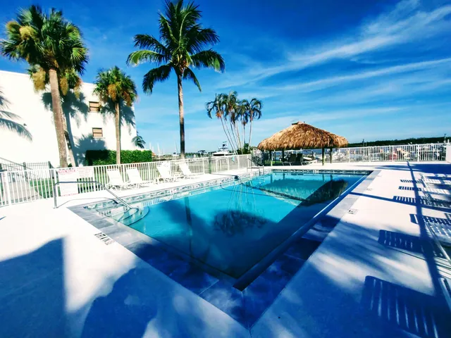 a view of an outdoor space with seating area