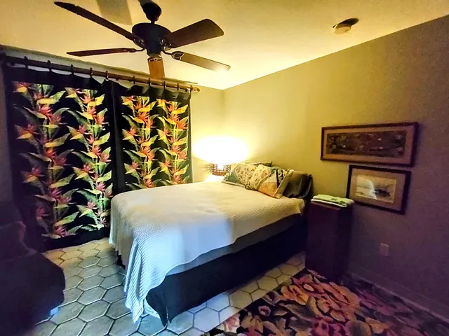 a view of swimming pool with seating area