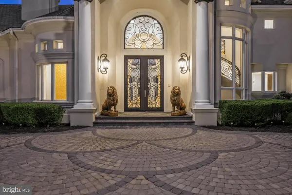 a front view of a house with a porch