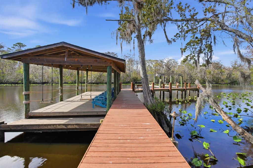 6595 Collier Road St. Augustine, FL 32092 - Photo 79 of 98 a view of balcony with seating space and swimming pool