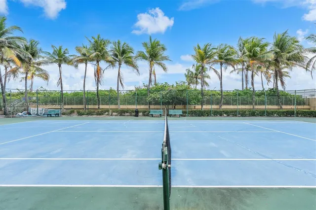 a view of a tennis court
