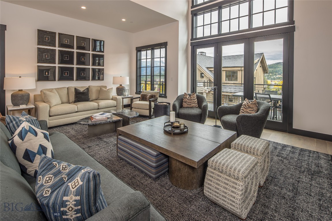 81 Moose Hill Road Big Sky, MT 59716 - Photo 1 of 1 Living room with hardwood / wood-style floors