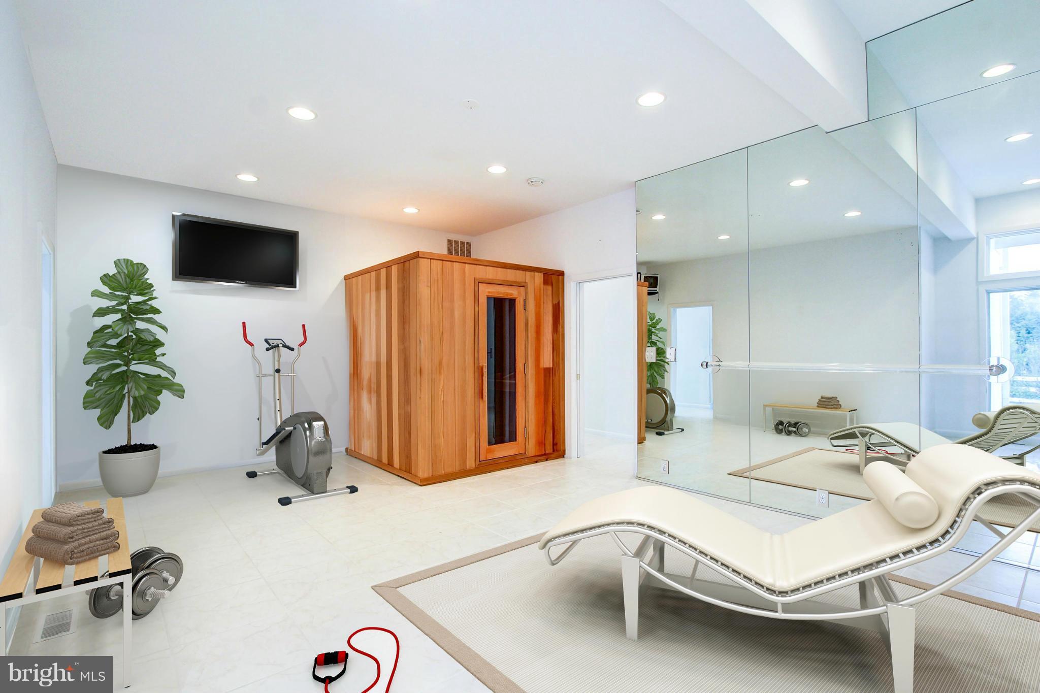 2927 Cox Neck Road East Chester, MD 21619 - Photo 21 of 30 Large private spa, exercise room w/ sauna