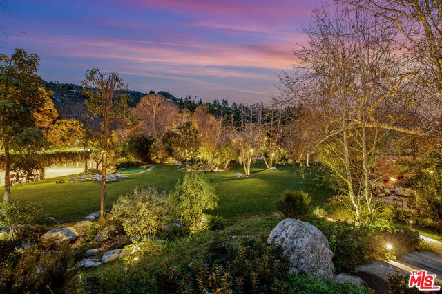 a view of a lake with houses