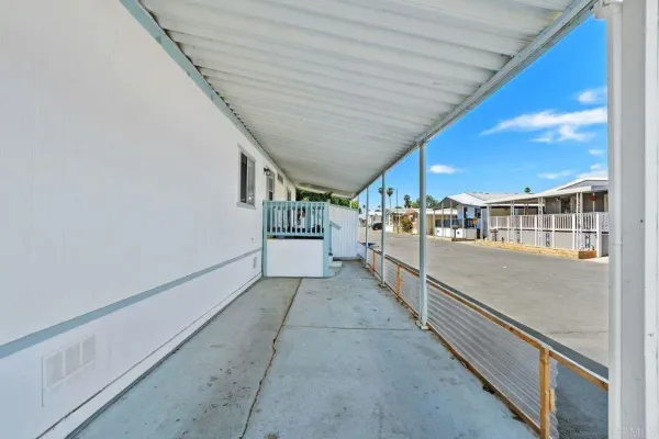 a view of a balcony